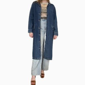 Denim Trench Jacket
